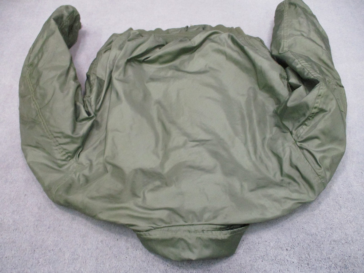 US Military CWU-45/P Flight Jacket Cold Weather Aramid Sage Green Large Surplus