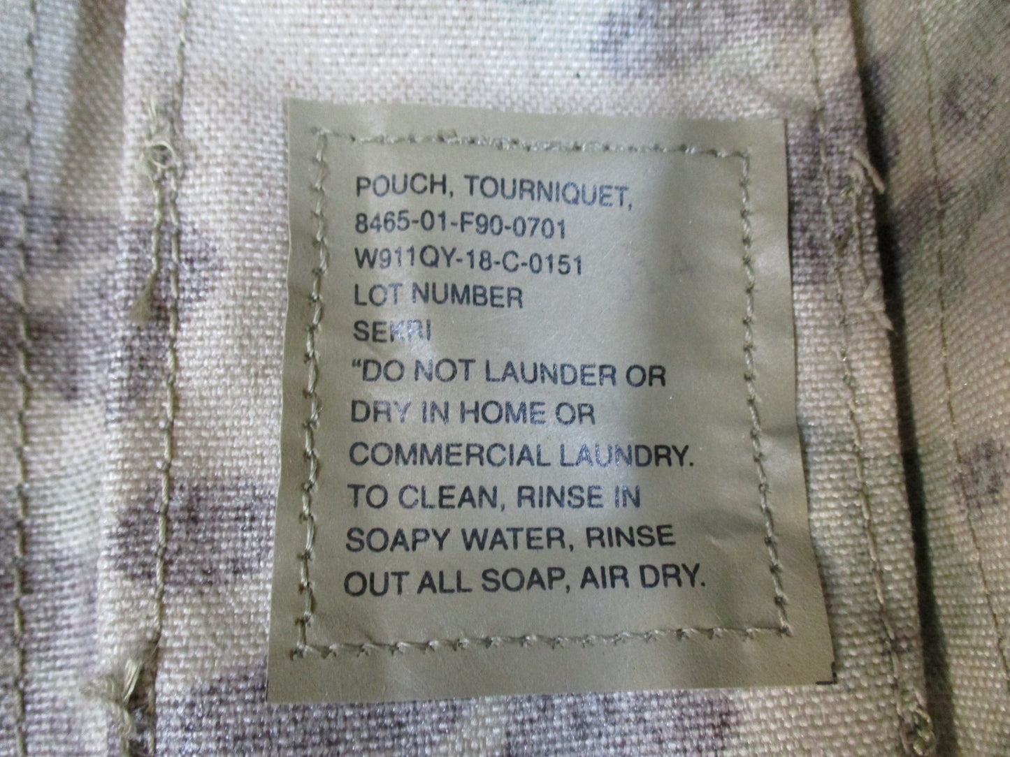 2x US Military Multicam Tourniquet Pouch MOLLE IFAK Medical Gear