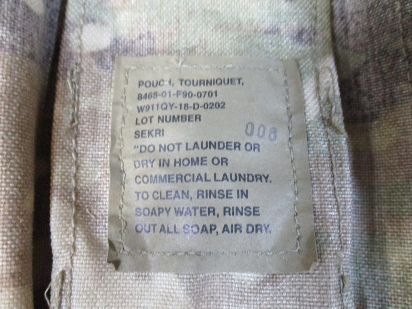 2x US Military Multicam Tourniquet Pouch MOLLE IFAK Medical Gear