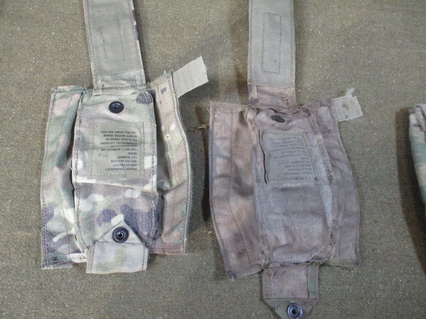 2x US Military Multicam Tourniquet Pouch MOLLE IFAK Medical Gear