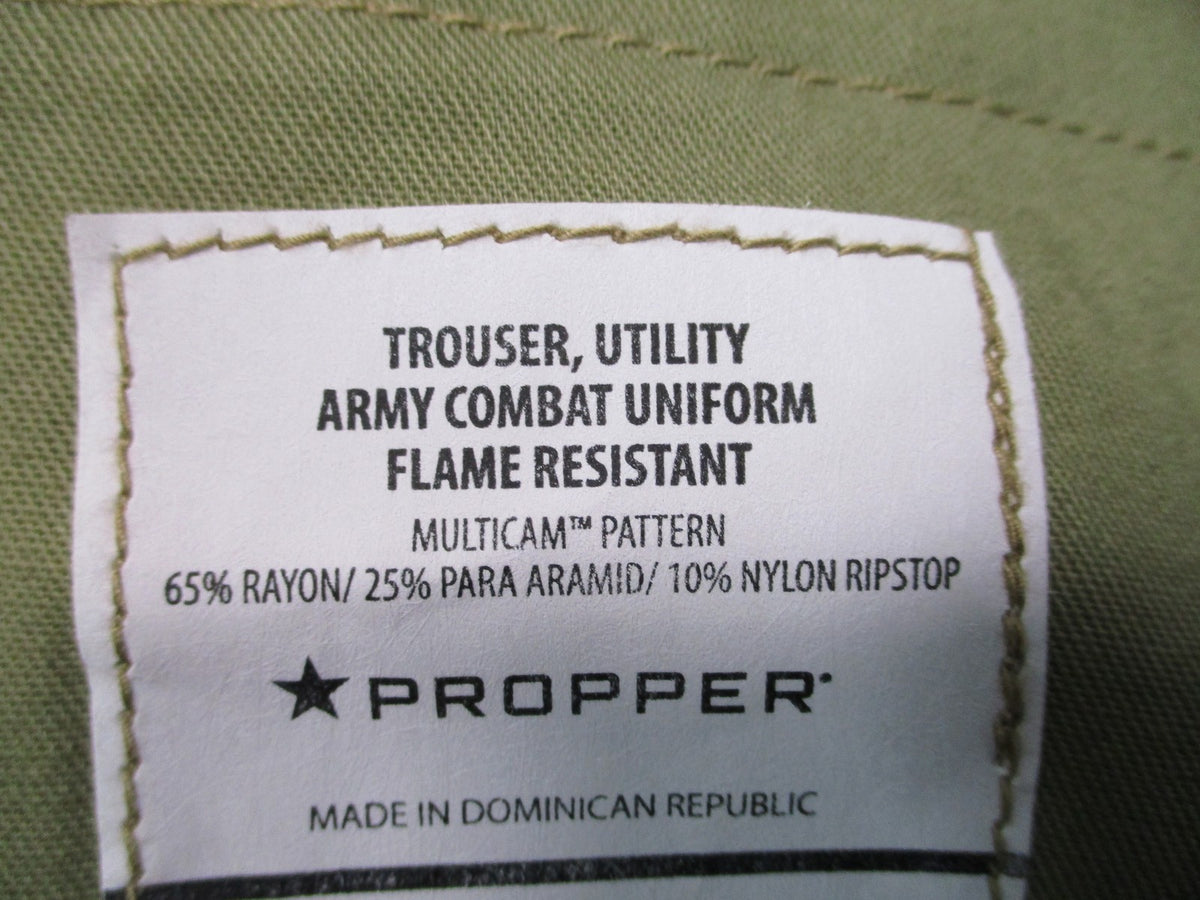 Propper Army Combat Uniform ACU Trousers MultiCam Flame Resistant Size L-R