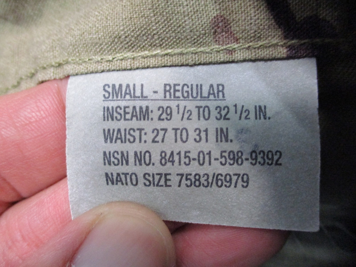USGI Army FRACU Scorpion OCP Combat Pants Small Regular NWT 8415-01-598-9392