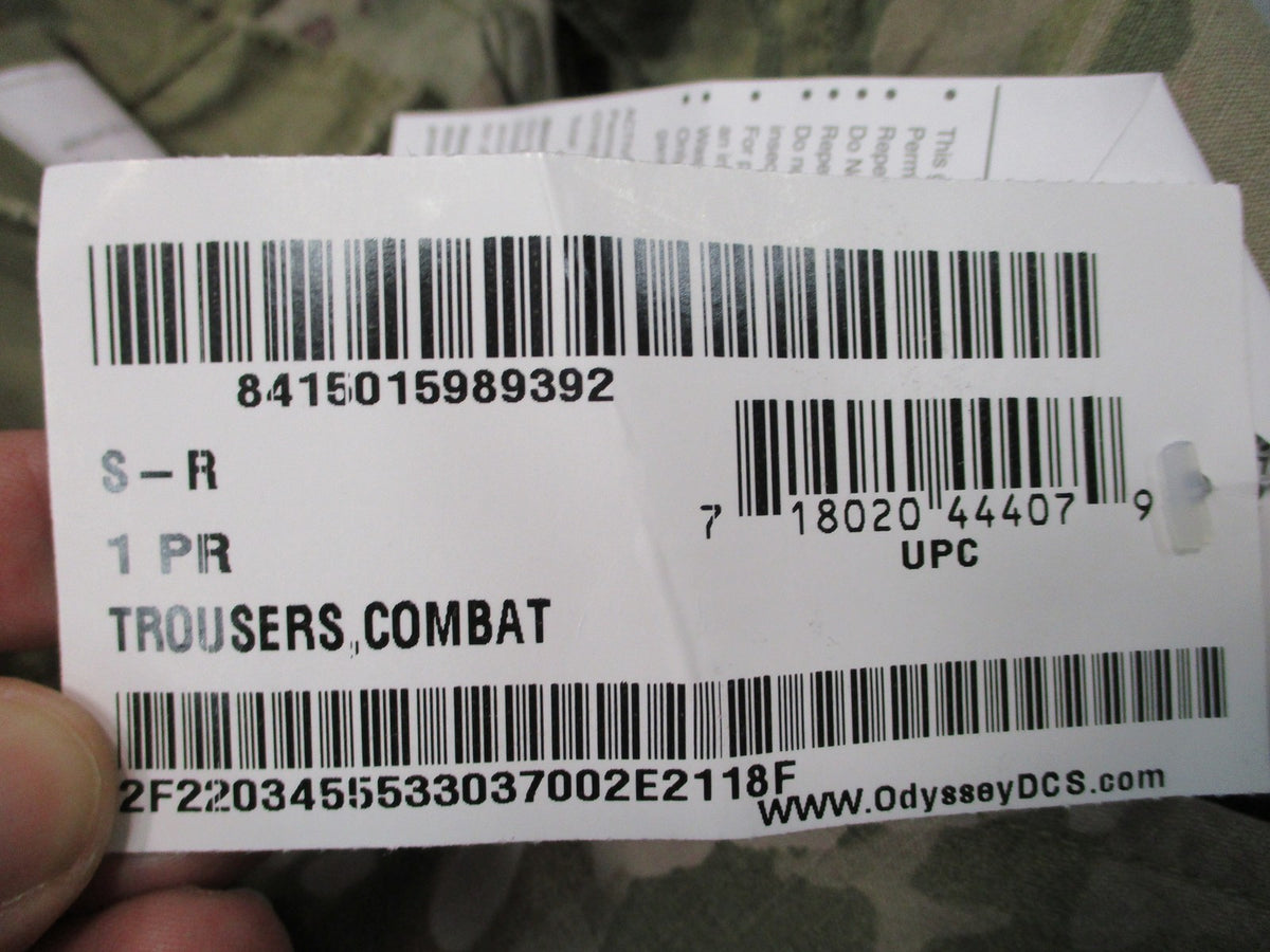 USGI Army FRACU Scorpion OCP Combat Pants Small Regular NWT 8415-01-598-9392