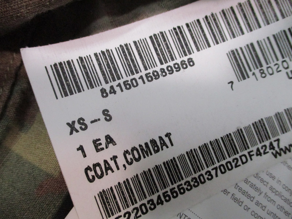 USGI Army FRACU Scorpion OCP Combat Coat XS Short NWT 8415-01-598-9966