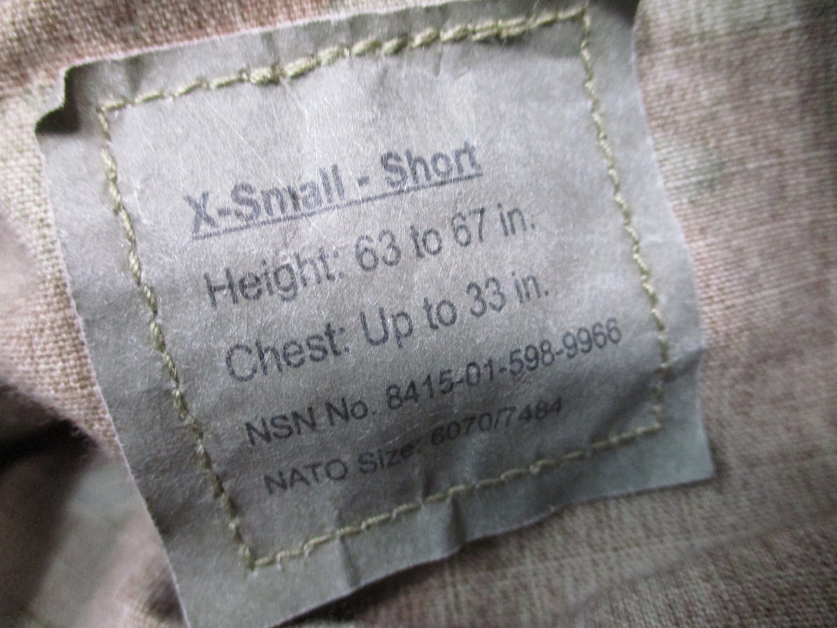 USGI Army FRACU Scorpion OCP Combat Coat XS Short NWT 8415-01-598-9966