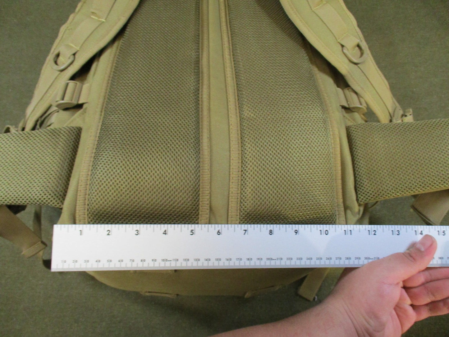 Highland Tactical Backpack Tan MOLLE Webbing New With Tags