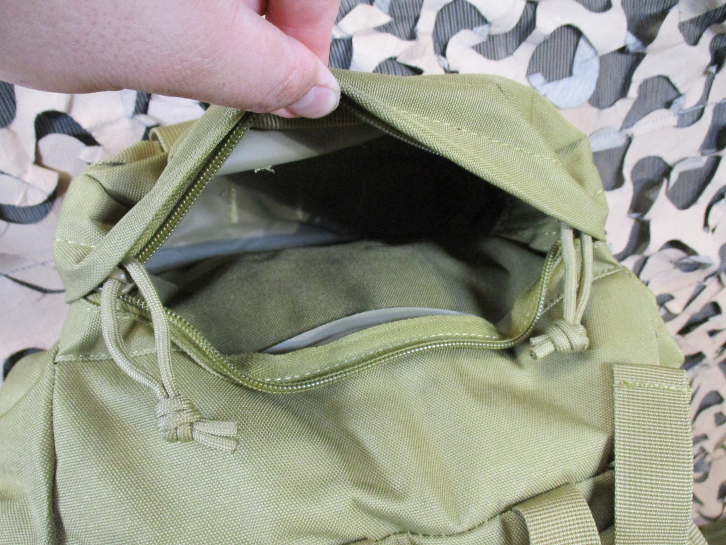 Highland Tactical Backpack Tan MOLLE Webbing New With Tags