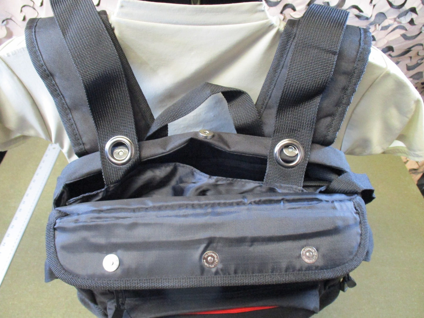 VISM guardian pack concealable armor vest concealed armor backpack black