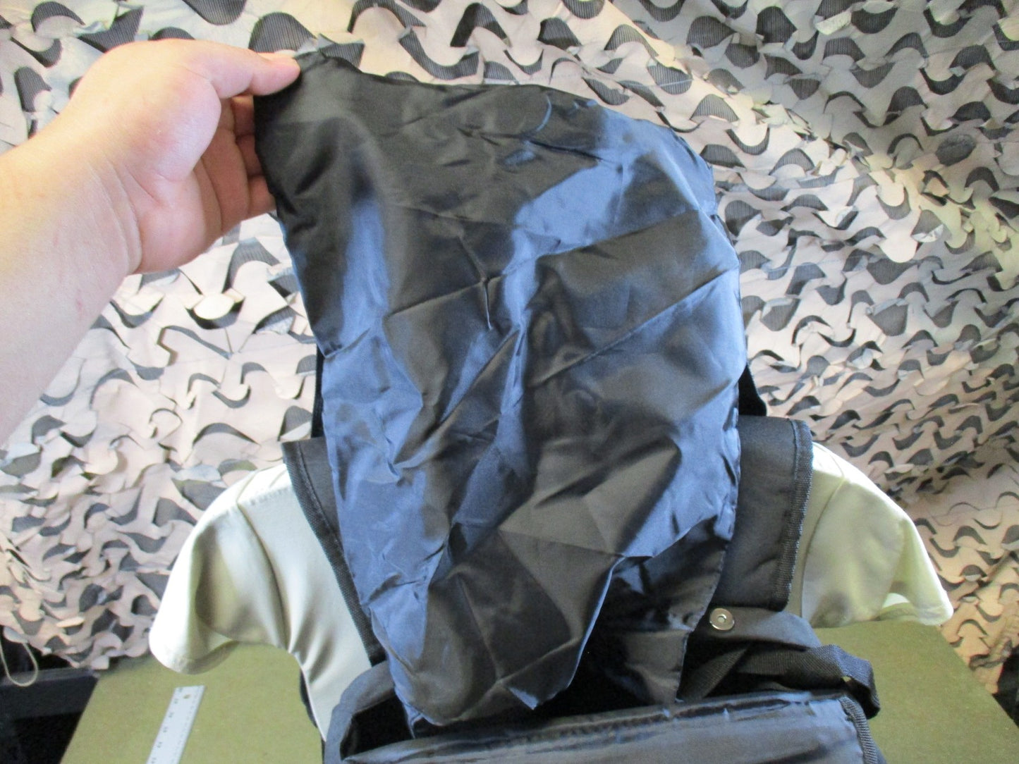 VISM guardian pack concealable armor vest concealed armor backpack black