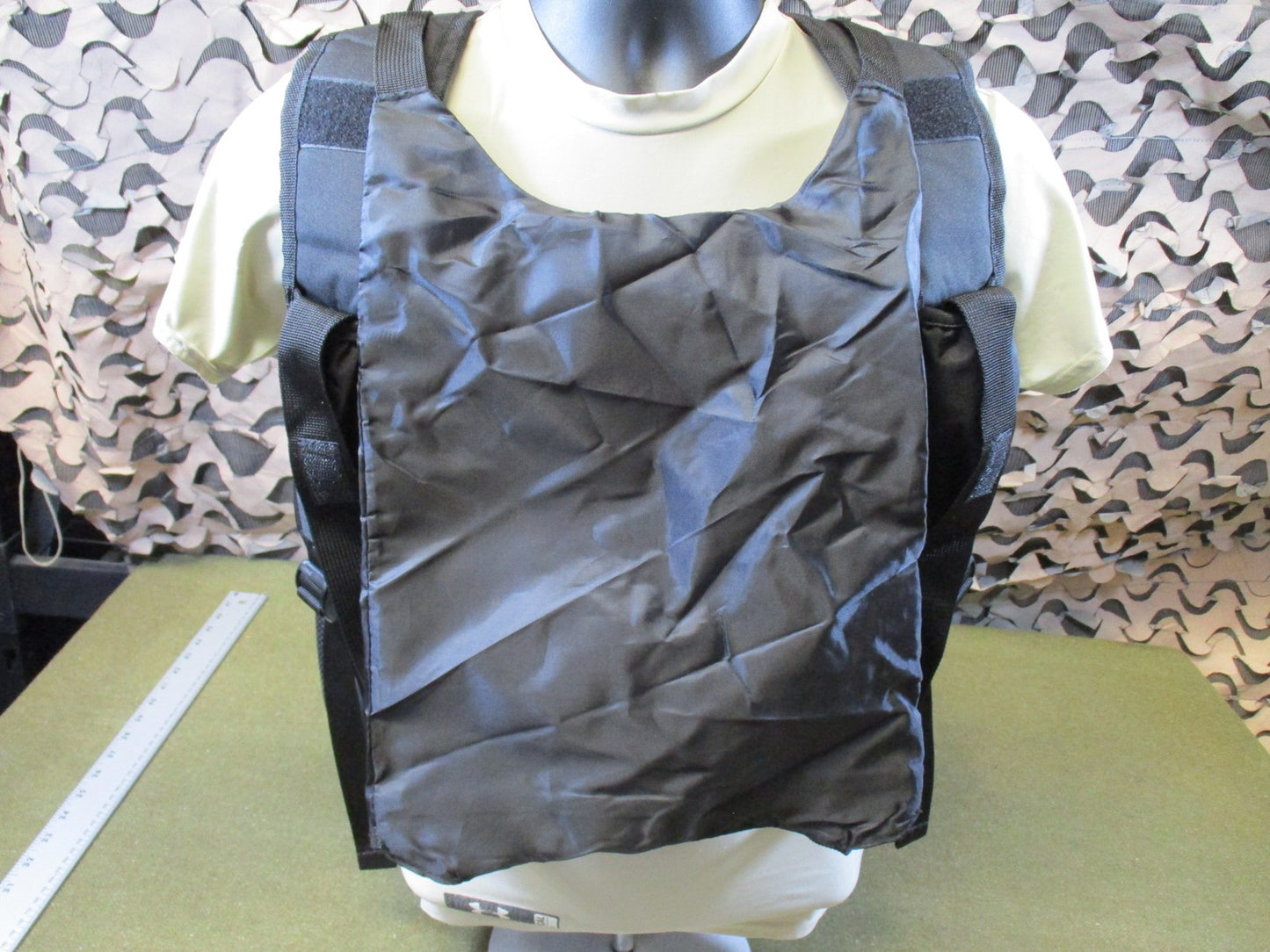 VISM guardian pack concealable armor vest concealed armor backpack black