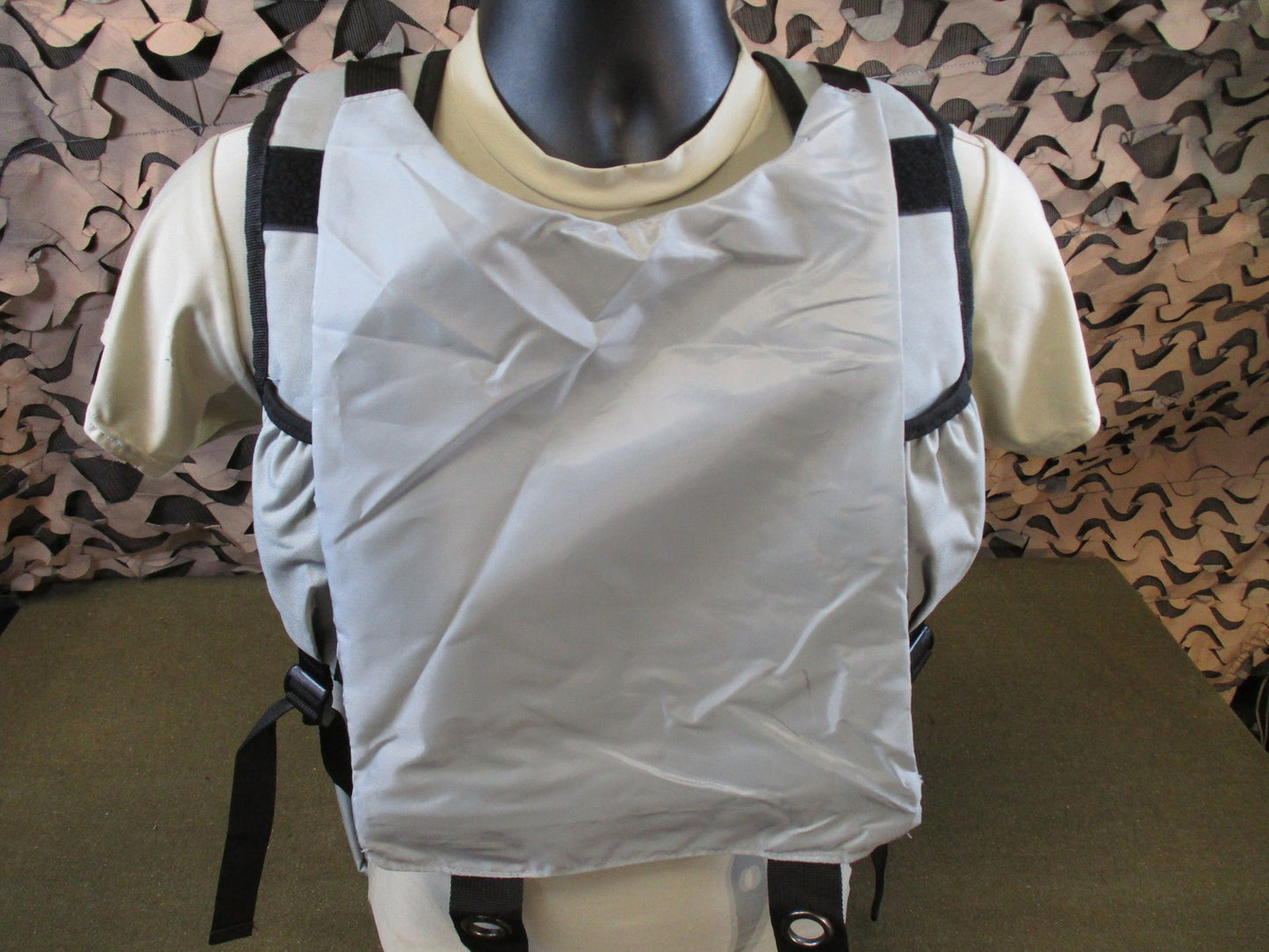 VISM guardian pack concealable armor vest concealed armor backpack white