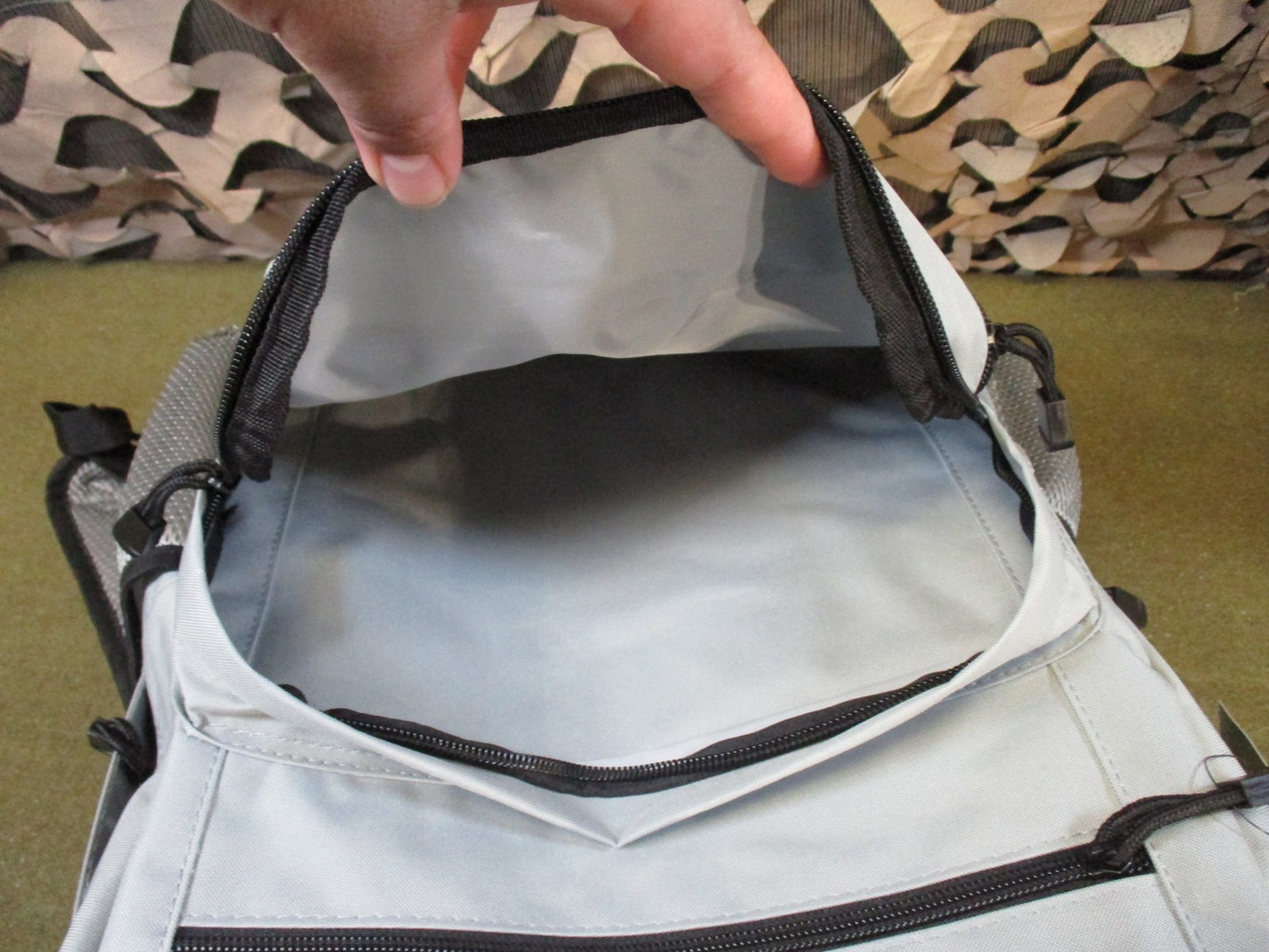 VISM guardian pack concealable armor vest concealed armor backpack white