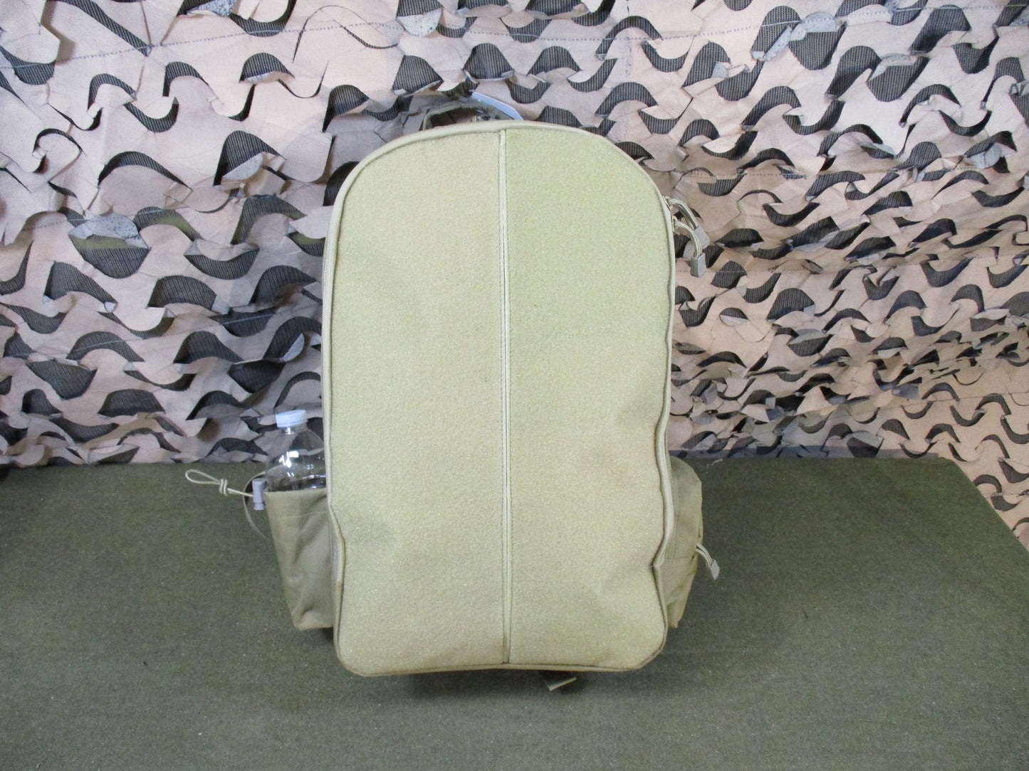 Tactical Daypack Backpack Coyote Tan patch panel display for hook and loop