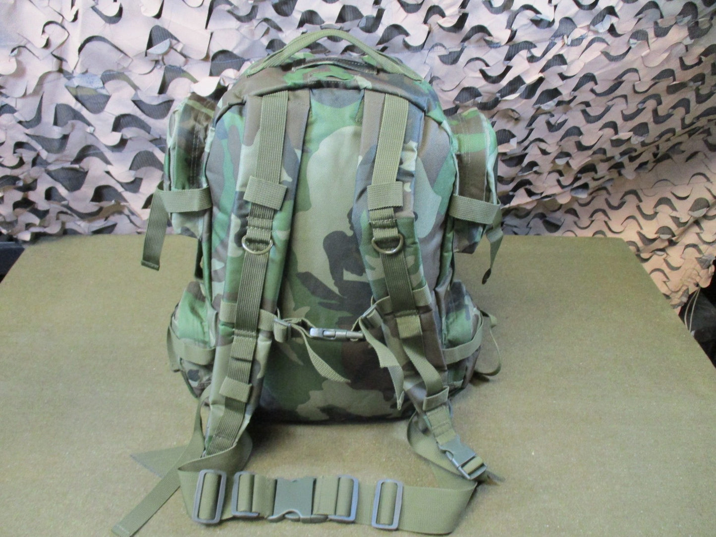 Vism Tactical Backpack Woodland Camo MOLLE Modular Military Style Bag New