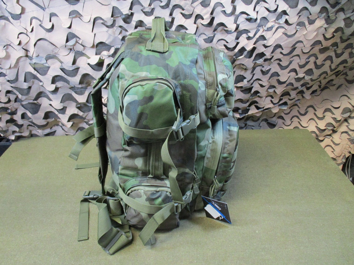 Vism Tactical Backpack Woodland Camo MOLLE Modular Military Style Bag New
