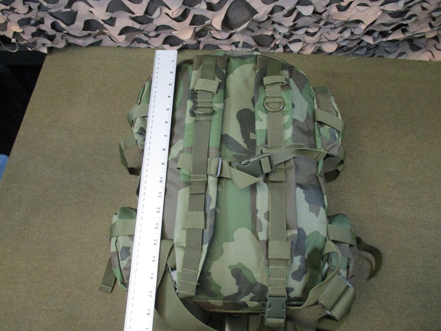 Vism Tactical Backpack Woodland Camo MOLLE Modular Military Style Bag New