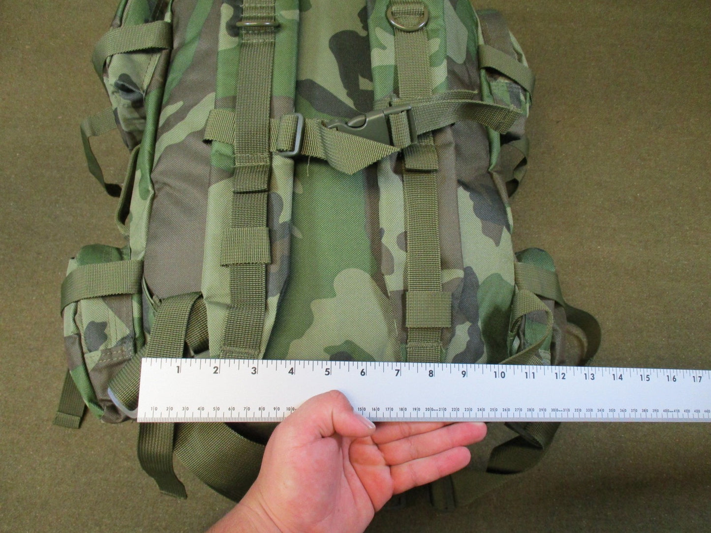 Vism Tactical Backpack Woodland Camo MOLLE Modular Military Style Bag New
