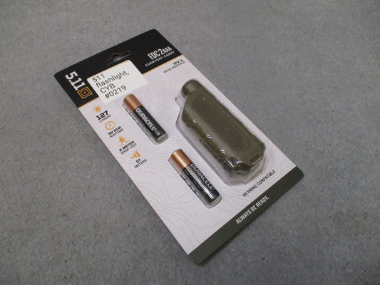 5.11 Tactical EDC 2AAA Flashlight 127 Lumens Water Resistant New w/ Batteries