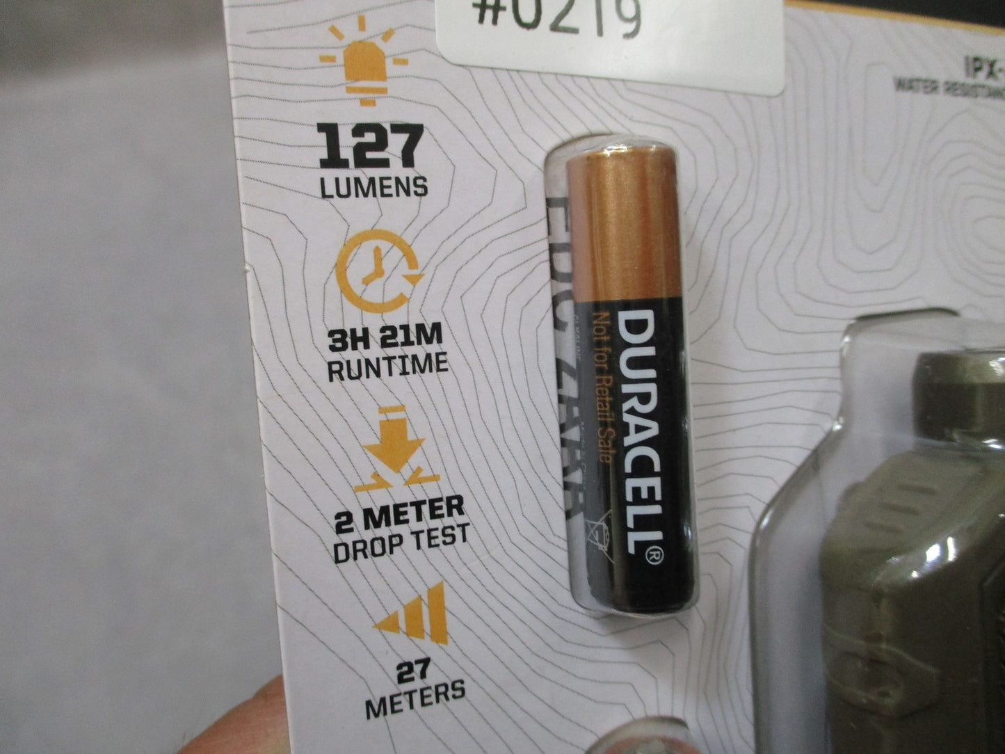 5.11 Tactical EDC 2AAA Flashlight 127 Lumens Water Resistant New w/ Batteries