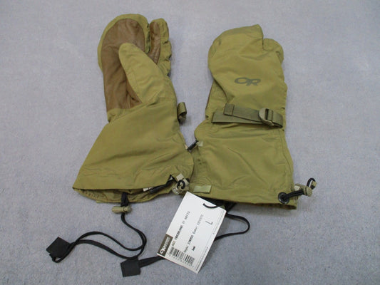 Outdoor Research AGS Firebrand TF Mitts Gore-Tex Coyote L NEW Trigger finger