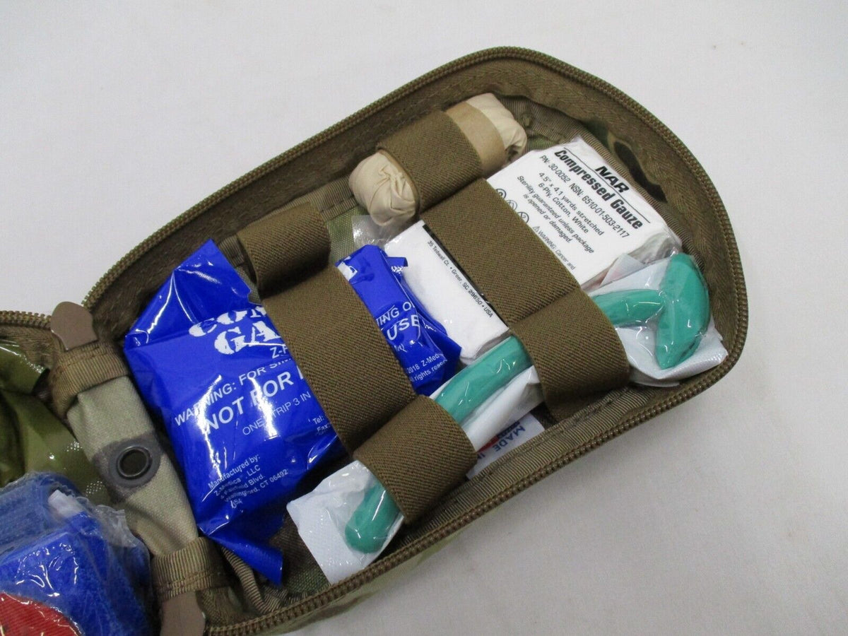 North American Rescue T.O.R.K Multicam tactical first aid kit pouch and medical supplies