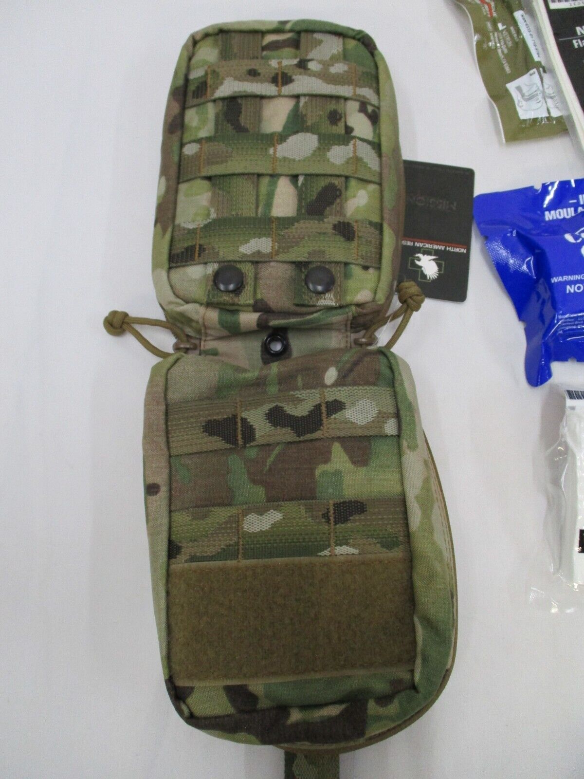 North American Rescue IFAK T.O.R.K. tactical first aid kit in Multicam pattern