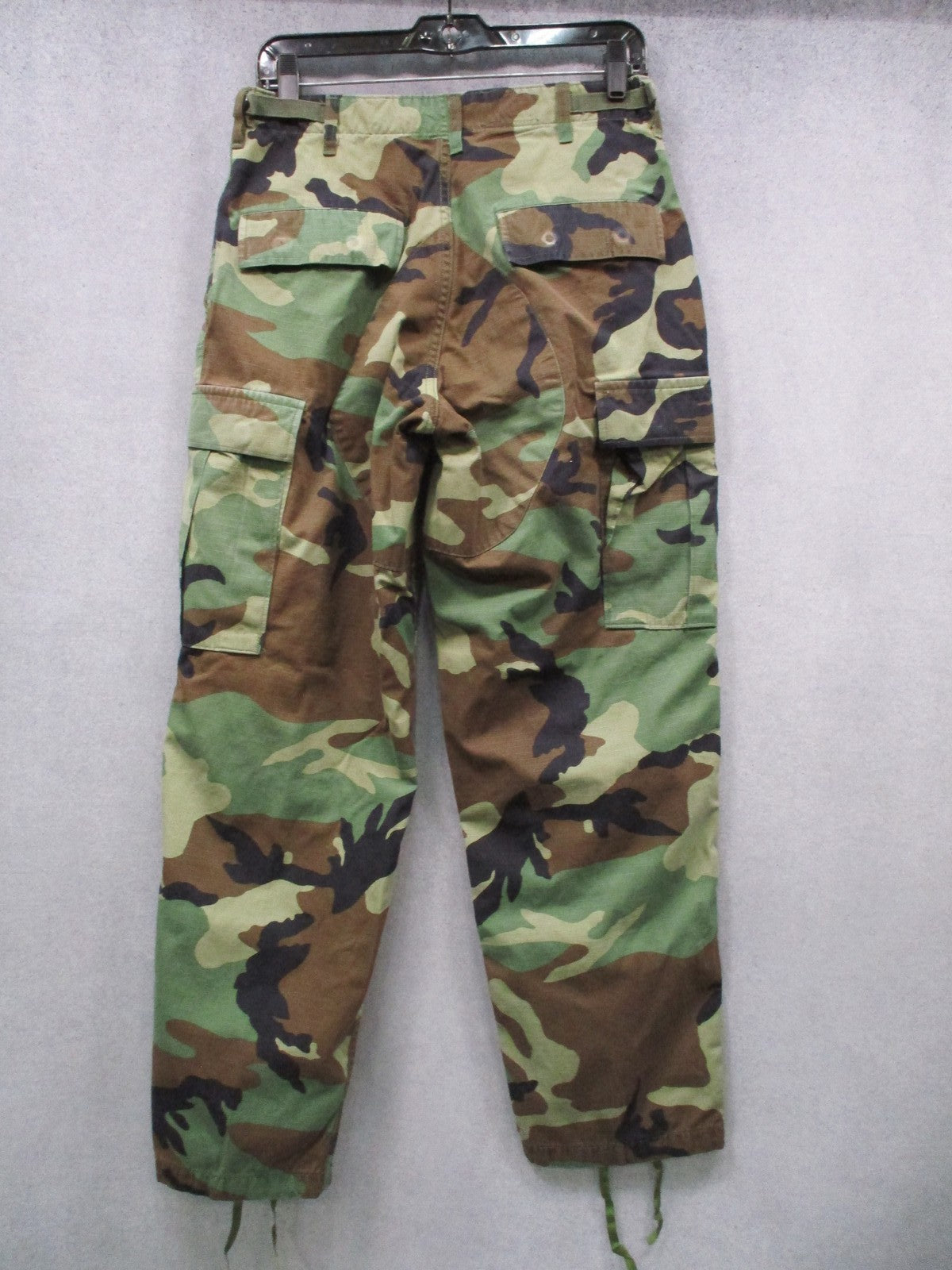 Vintage Propper US Military Woodland Camo BDU Combat Trousers Small Short