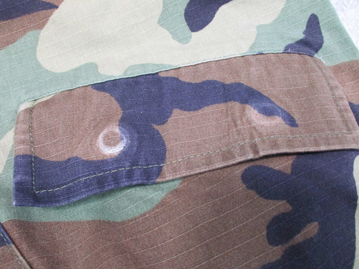 Vintage Propper US Military Woodland Camo BDU Combat Trousers Small Short