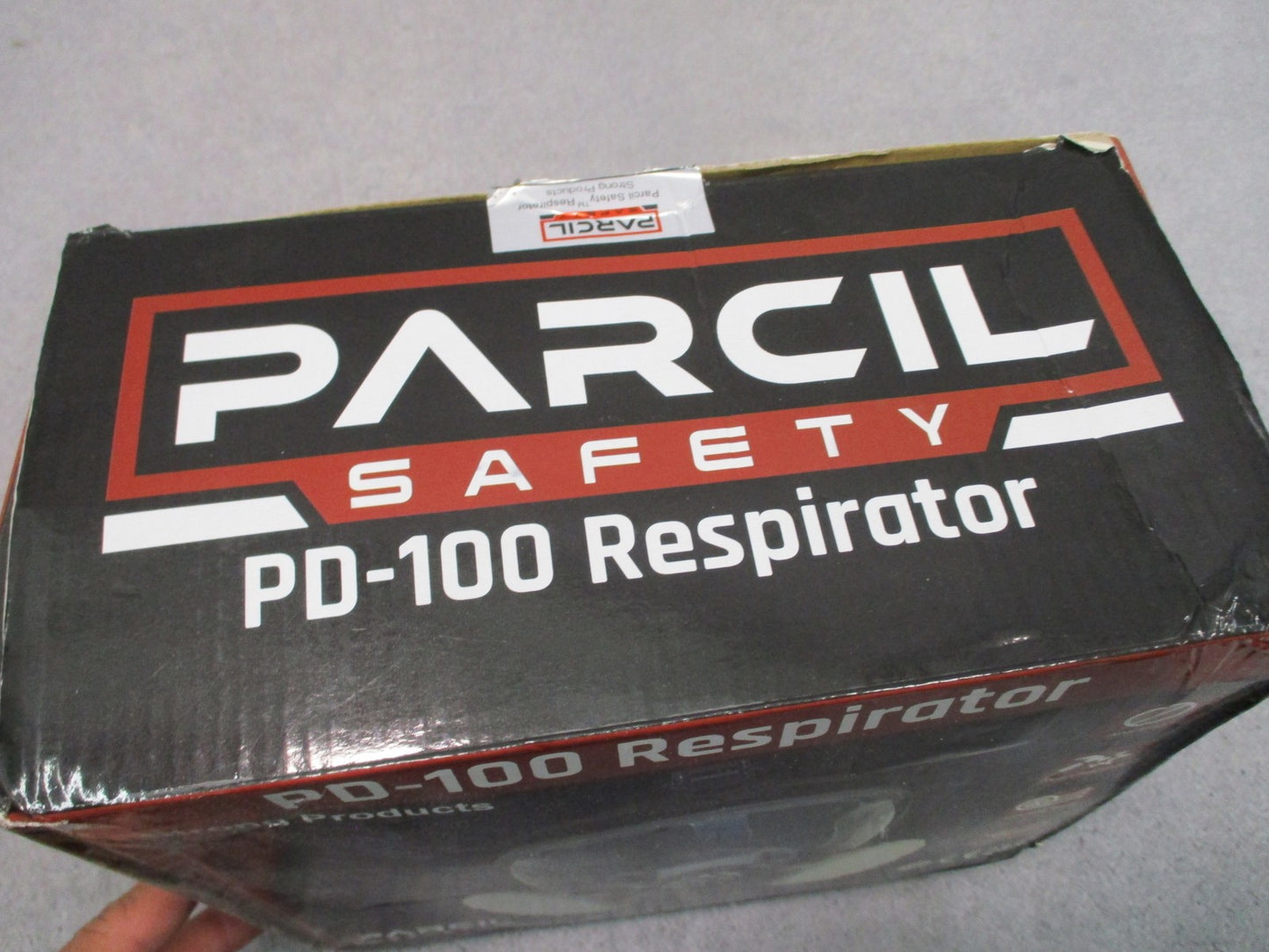 Parcil Safety PD-100 Full Face Respirator Mask with Filters - New Open Box