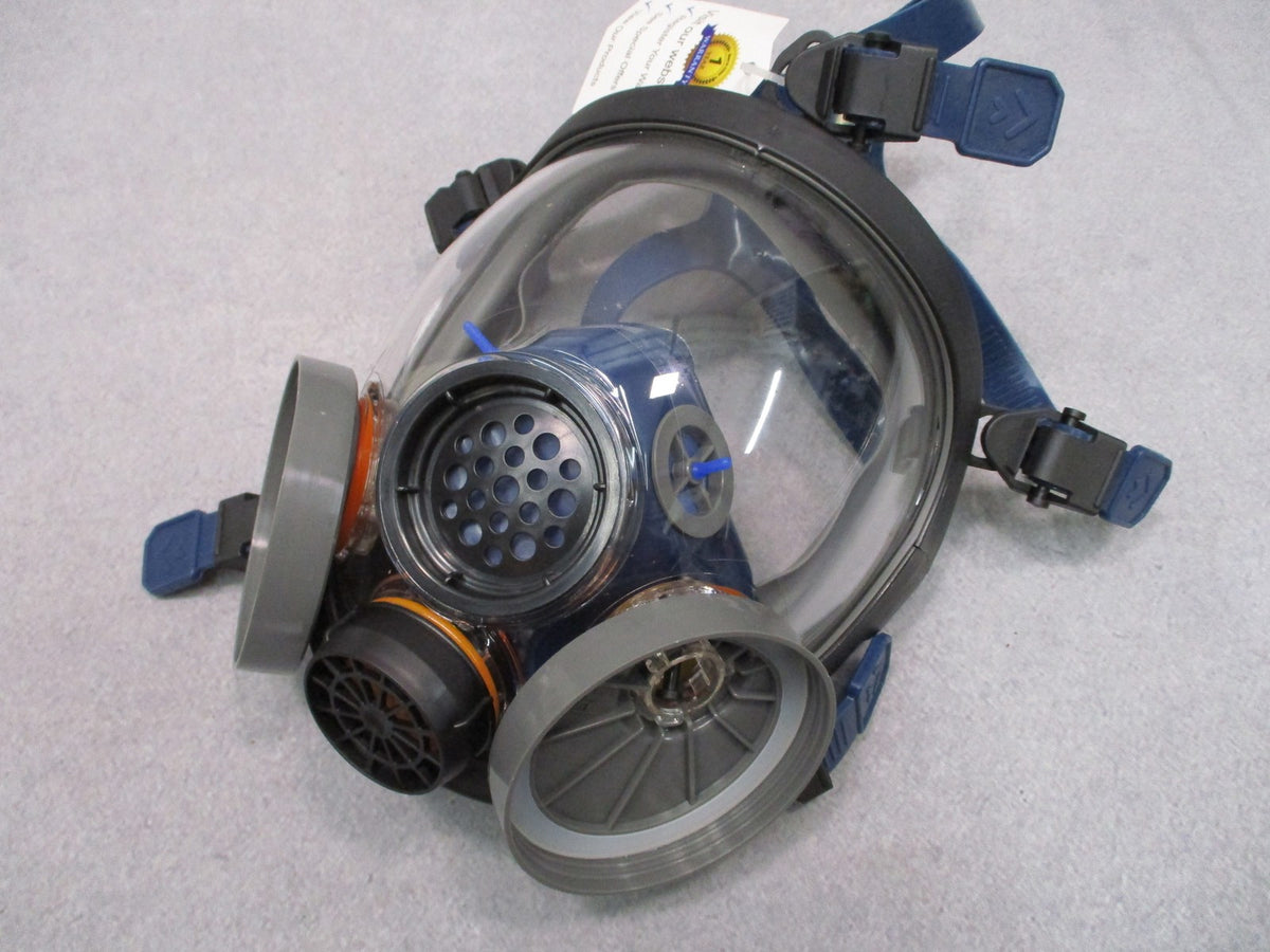 Parcil Safety PD-100 Full Face Respirator Mask with Filters - New Open Box