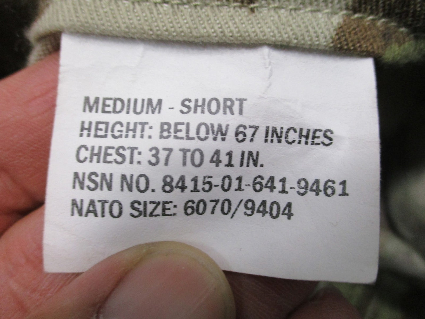 USGI ICVC Crewman Coveralls FR Scorpion OCP Medium Short 8415-01-641-9461 Used