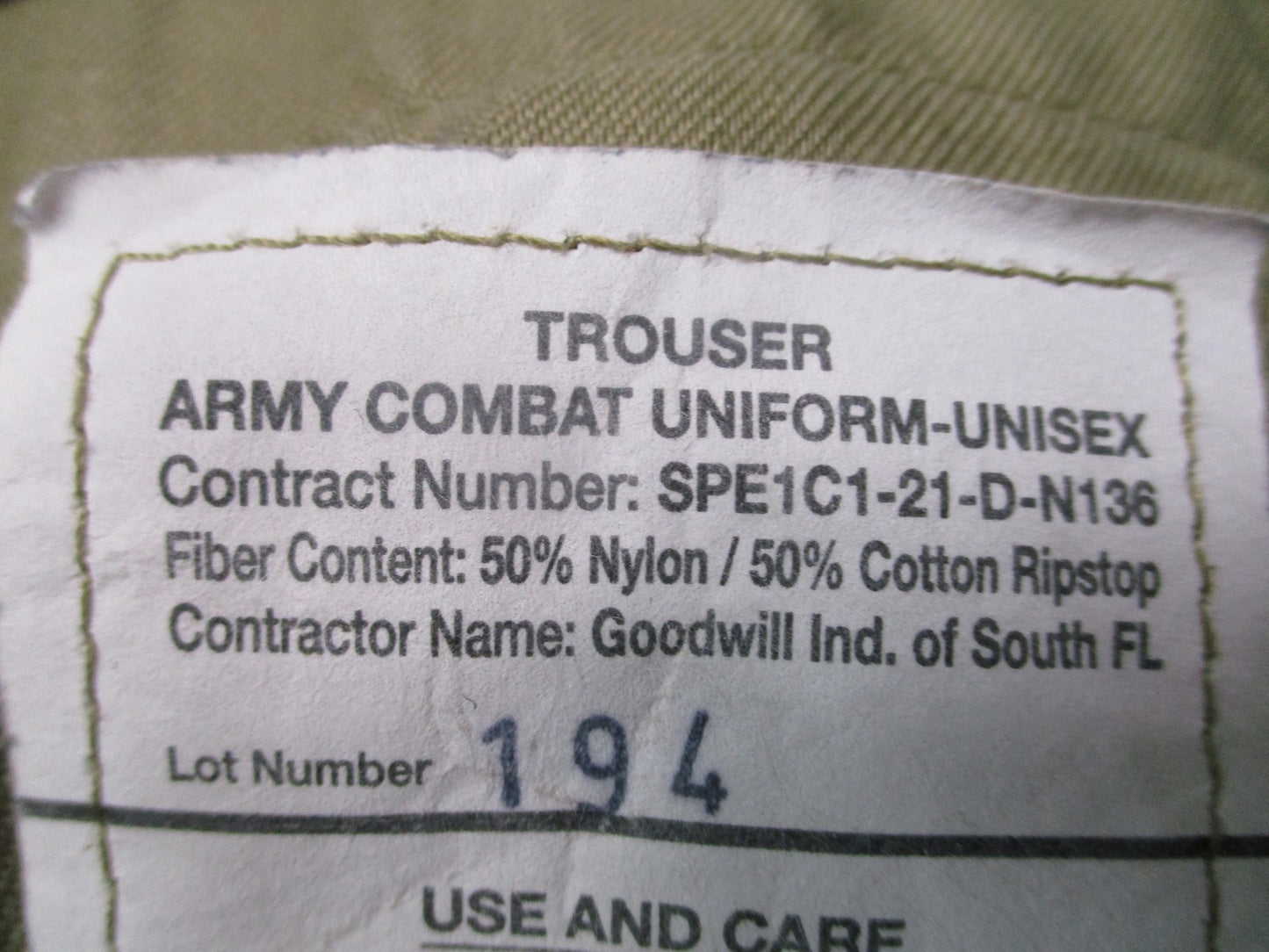 US Military OCP Scorpion W2 Combat Trousers XL-Regular Ripstop Uniform Pants