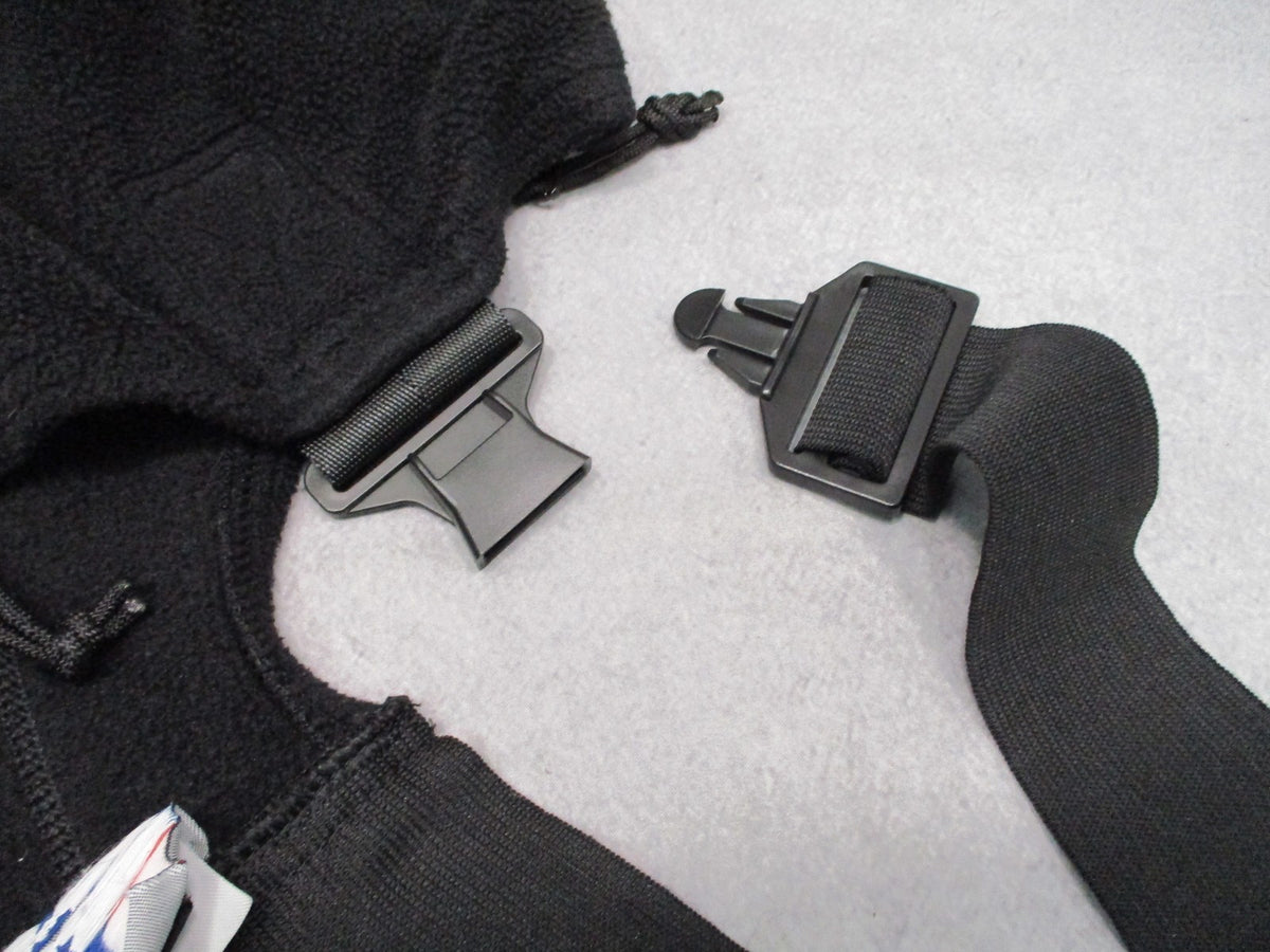 USGI Polartec Cold Weather Fleece Bib Overalls ECWCS Black Military Pants