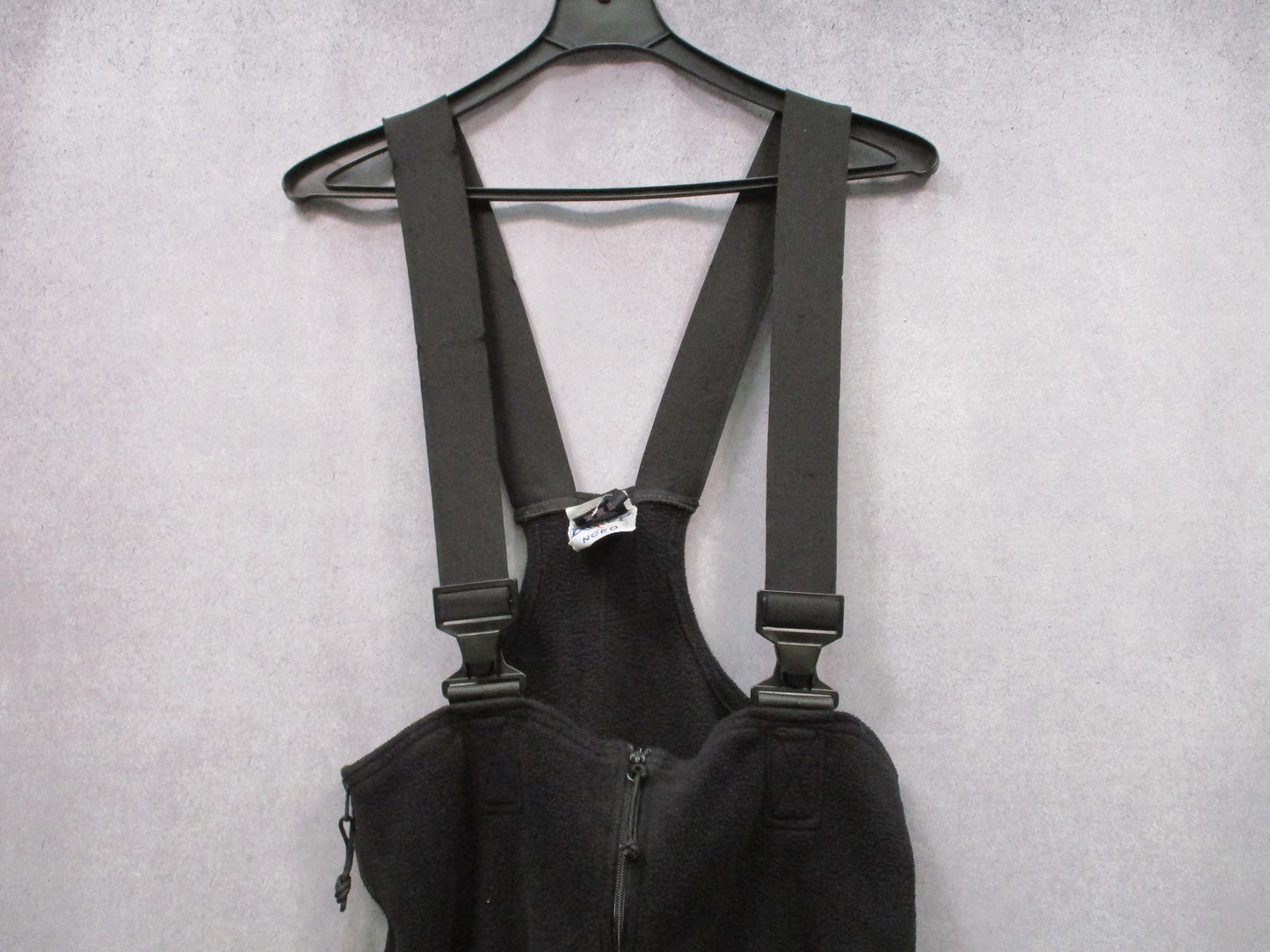 USGI Polartec Cold Weather Fleece Bib Overalls ECWCS Black Military Pants