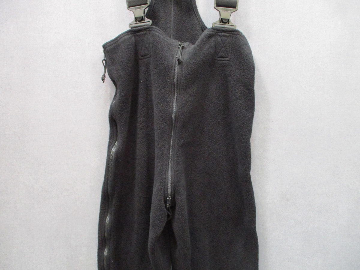 USGI Polartec Cold Weather Fleece Bib Overalls ECWCS Black Military Pants