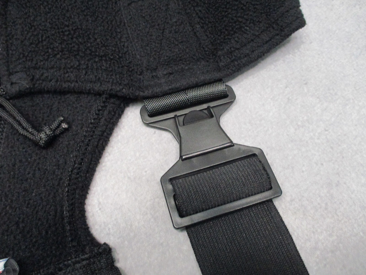 USGI Polartec Cold Weather Fleece Bib Overalls ECWCS Black Military Pants