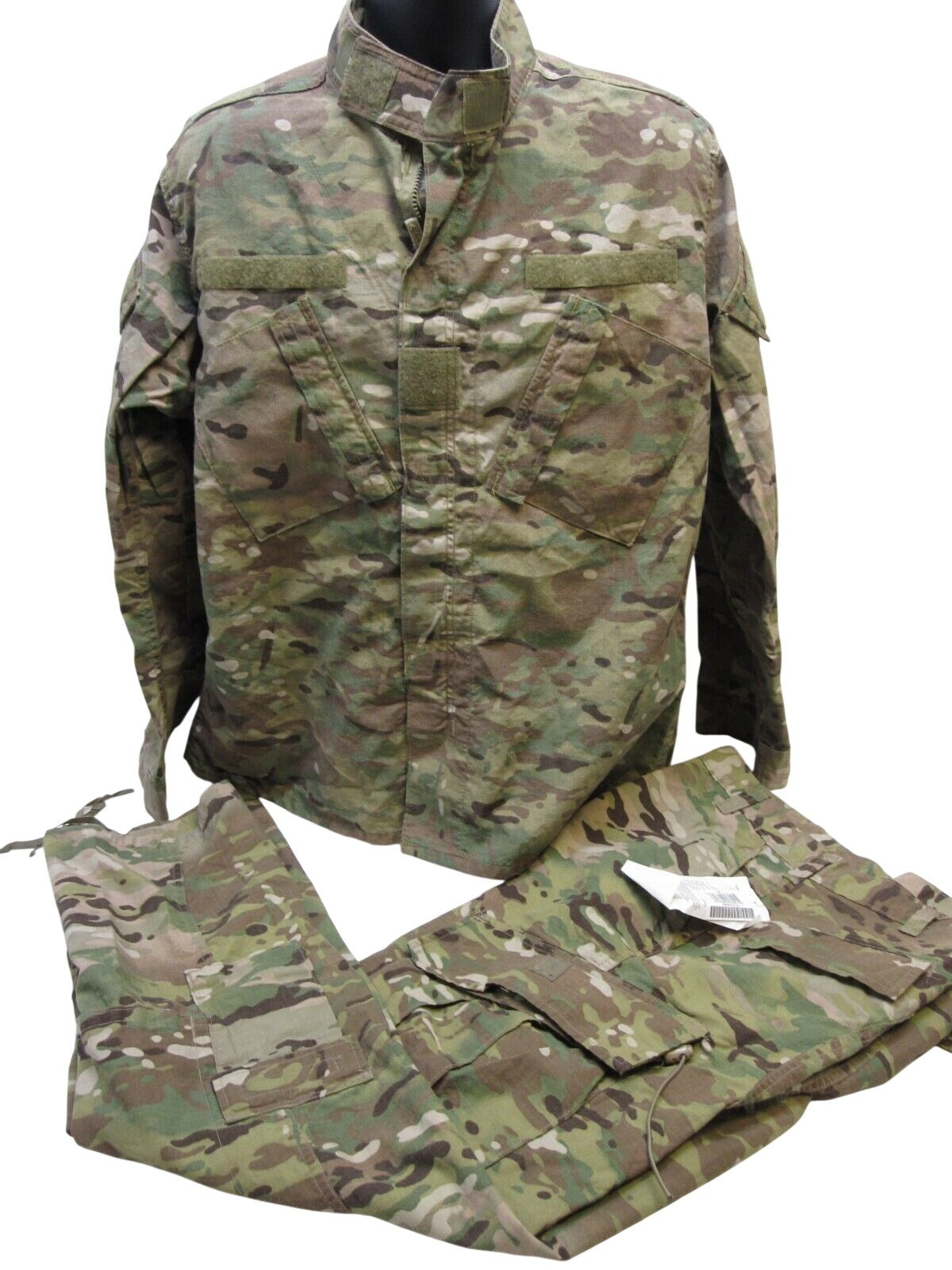 NEW ARMY ISSUE MULTICAM UNIFORM SET LARGE/REGULAR TOP & PANTS FLAME RESISTANT