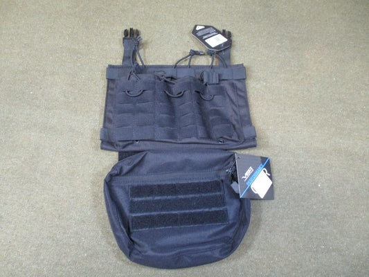 New Condor VISM Tactical Triple Mag Panel Placard Utility Pouch Black Molle Gear