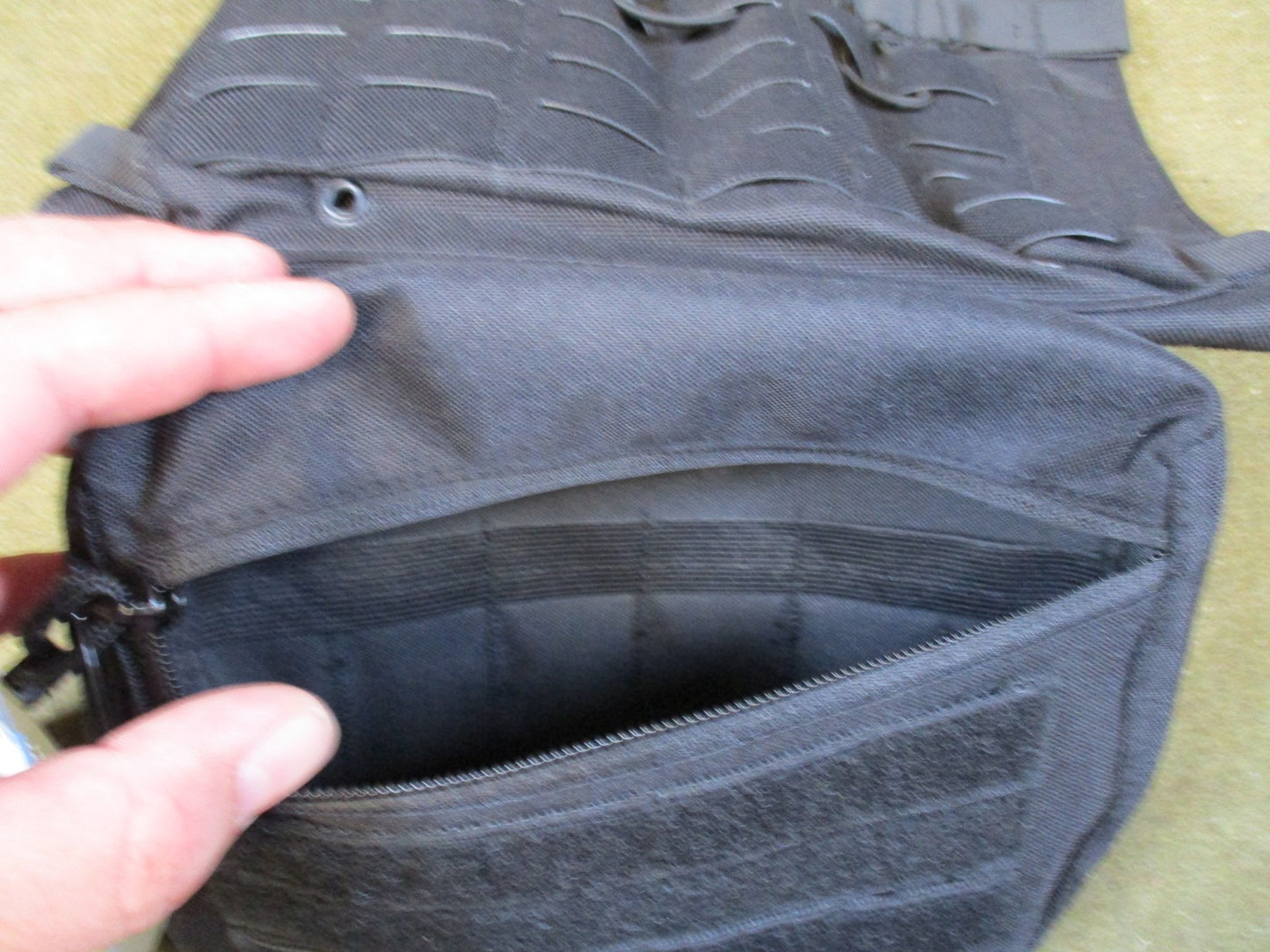 New Condor VISM Tactical Triple Mag Panel Placard Utility Pouch Black Molle Gear