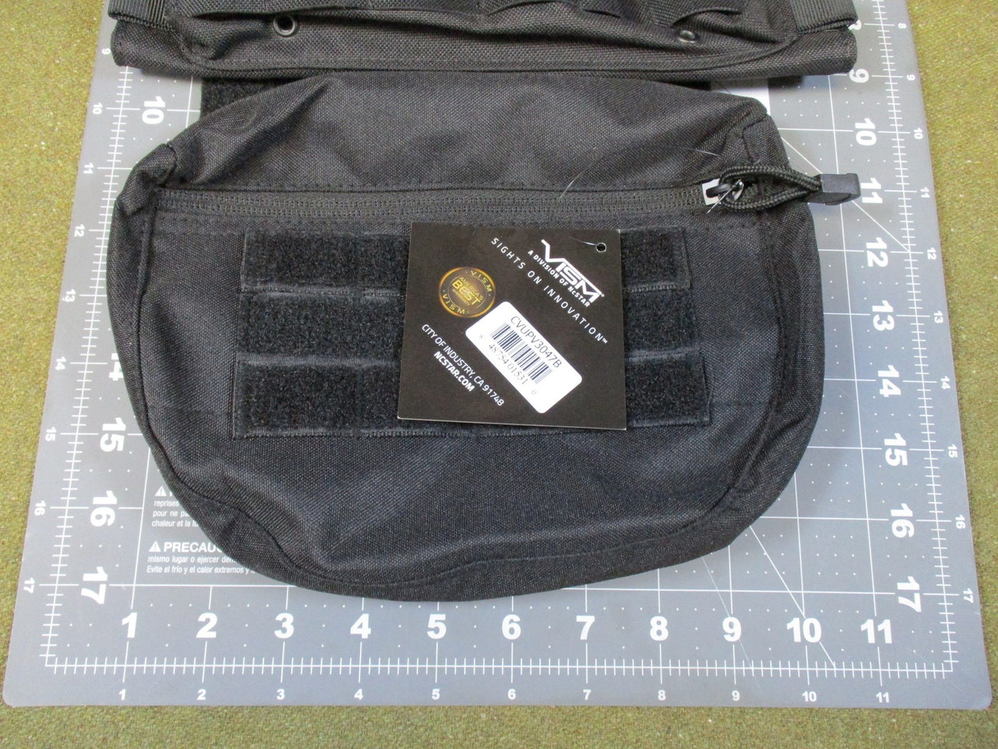 New Condor VISM Tactical Triple Mag Panel Placard Utility Pouch Black Molle Gear