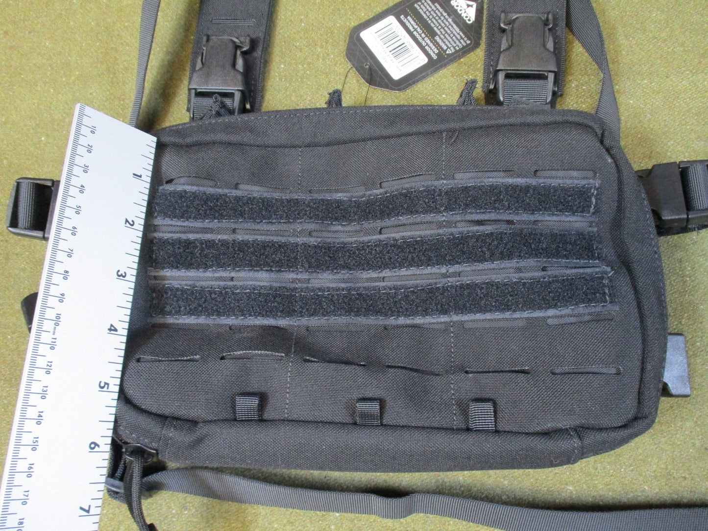 Condor Tactical Chest Rig Modular MOLLE Vest Black VA6-002 New