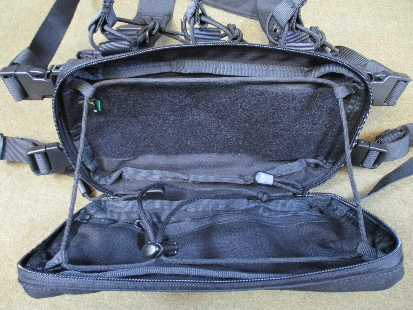 Condor Tactical Chest Rig Modular MOLLE Vest Black VA6-002 New