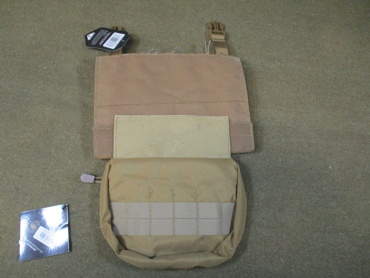 Condor WH9 Placard & VISM Utility Pouch Coyote Tan Tactical MOLLE Gear Set New