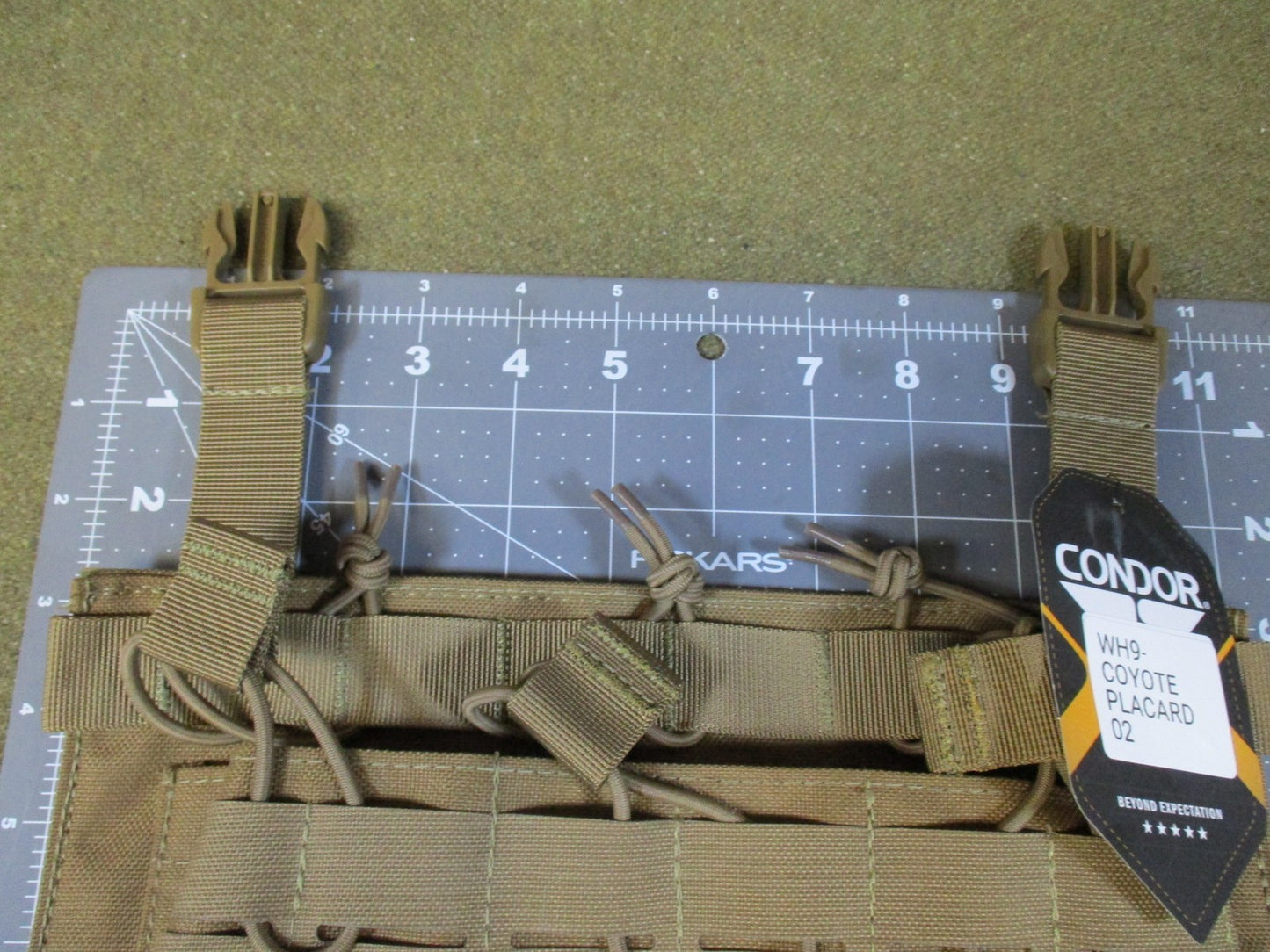 Condor WH9 Placard & VISM Utility Pouch Coyote Tan Tactical MOLLE Gear Set New