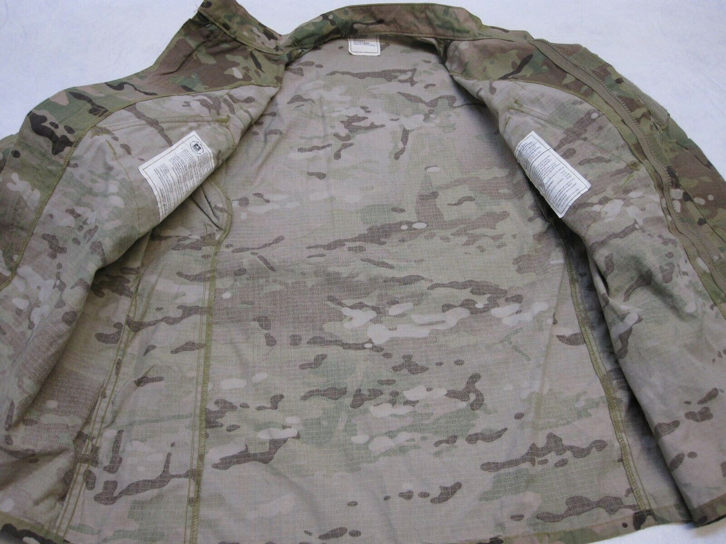 FLAME RESISTANT FIRE RETARDANT ARMY MULTICAM COMBAT UNIFORM TOP LARGE/REG COAT