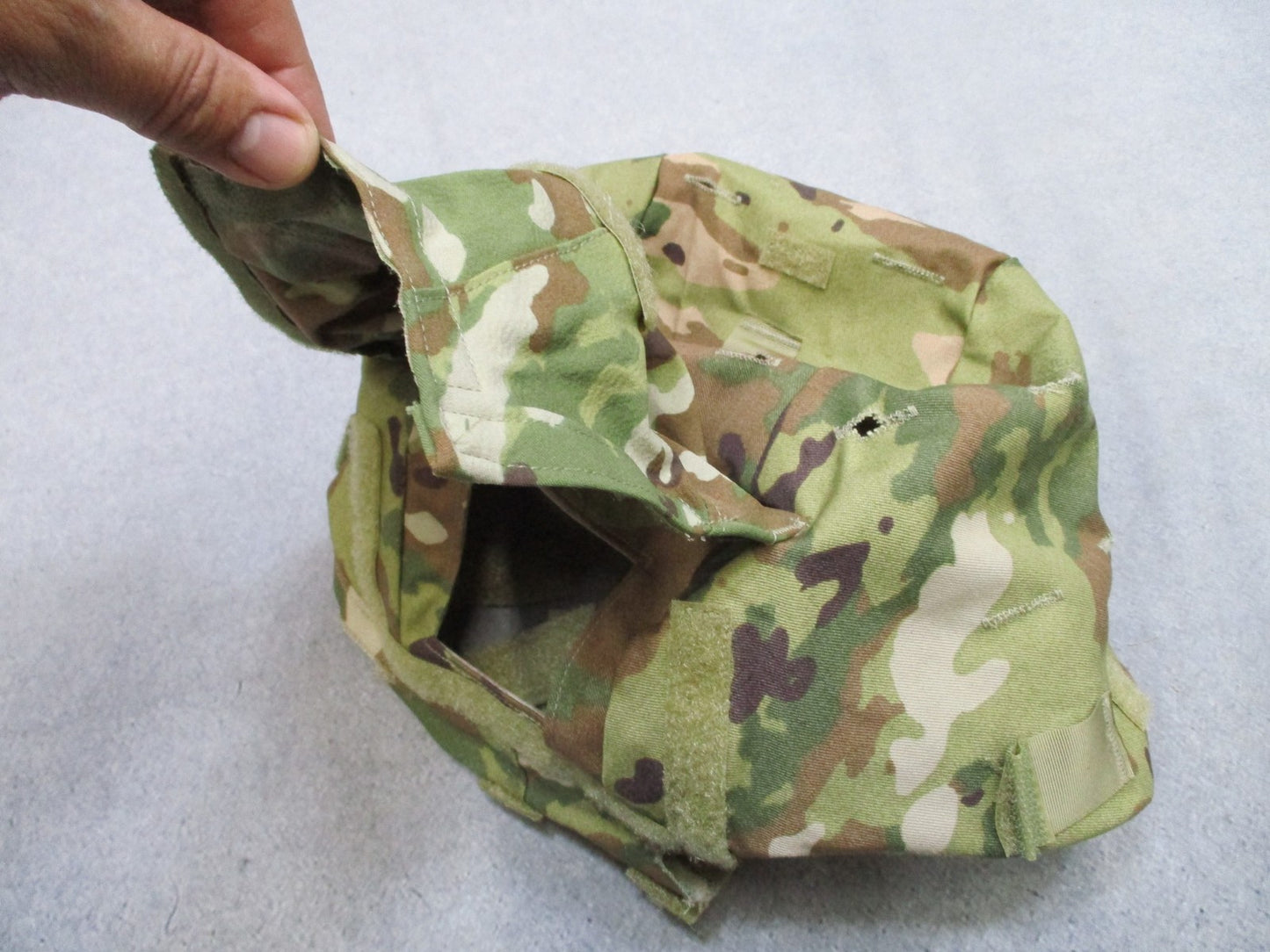 US Army Multicam Helmet Cover ECH ENVG 6 Color OCP L/XL ACH MICH IR Tabs