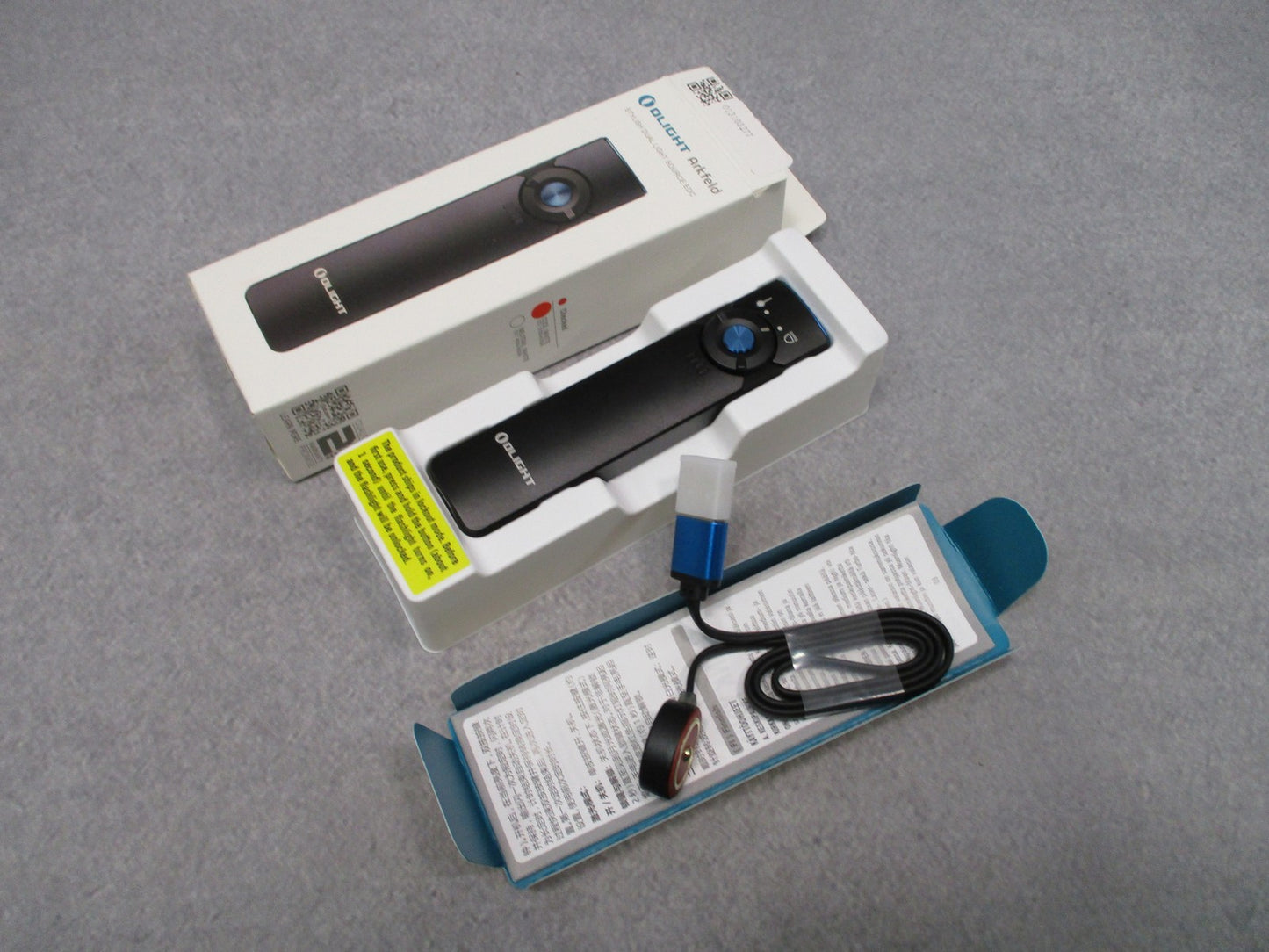 Olight Arkfeld Flashlight 1000 Lumens LED Laser Dual Light Source Rechargeable