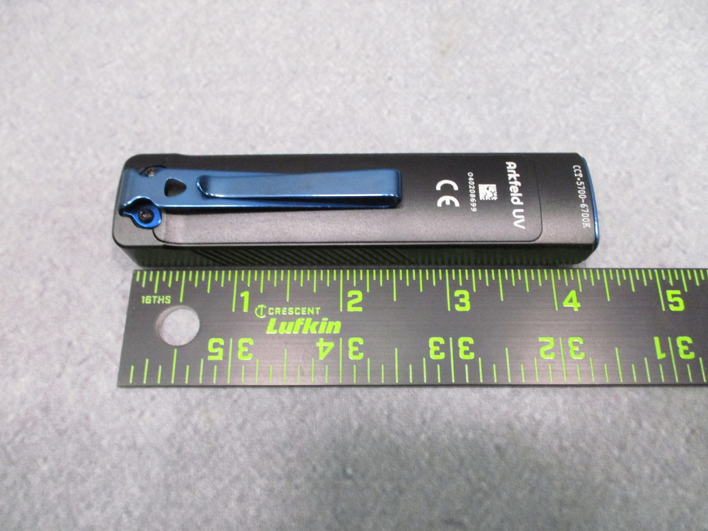 Olight Arkfeld UV Dual Light Source Rectangular EDC Flashlight 1000LM Recharge