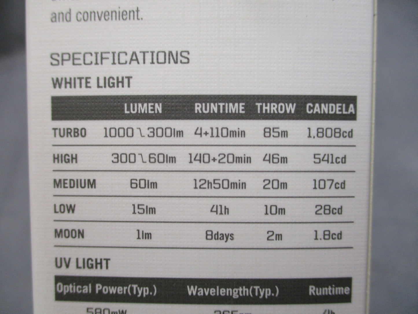Olight Arkfeld UV Dual Light Source Rectangular EDC Flashlight 1000LM Recharge