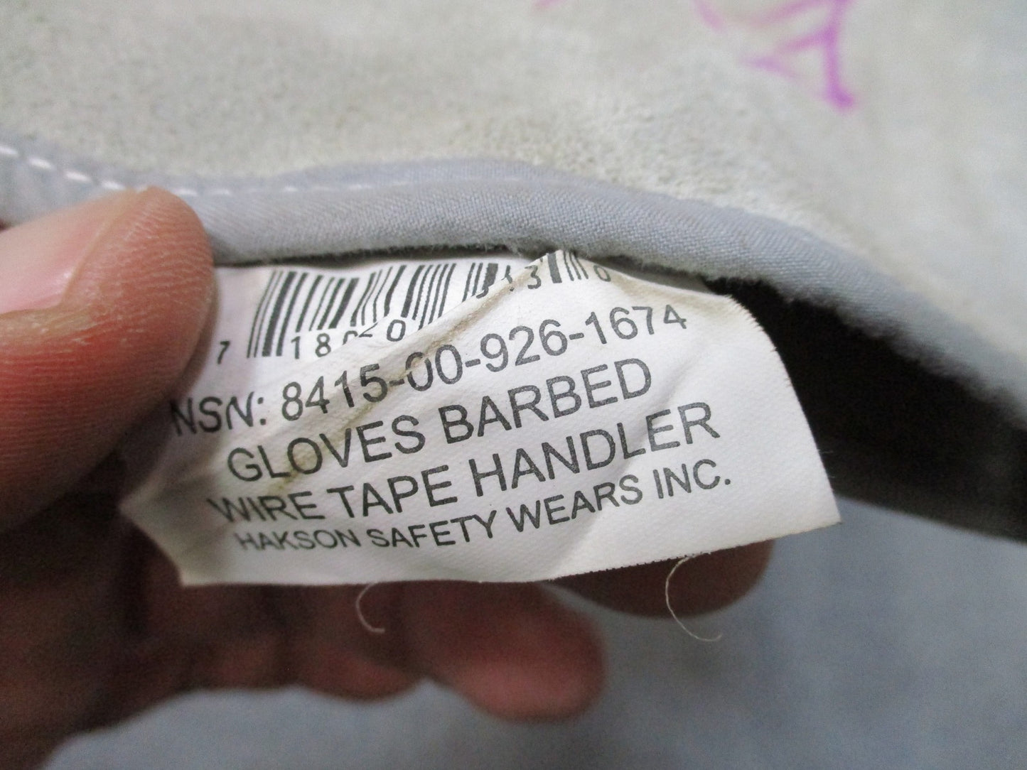 USGI Hakson Barbed Razor & Concertina Wire Handling Safety Gloves Pair